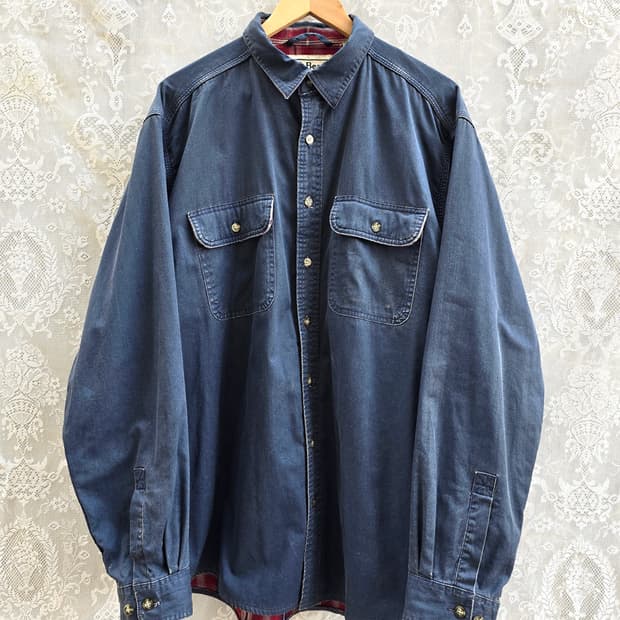 90s 엘엘빈 워크 셔츠 (made in canada)