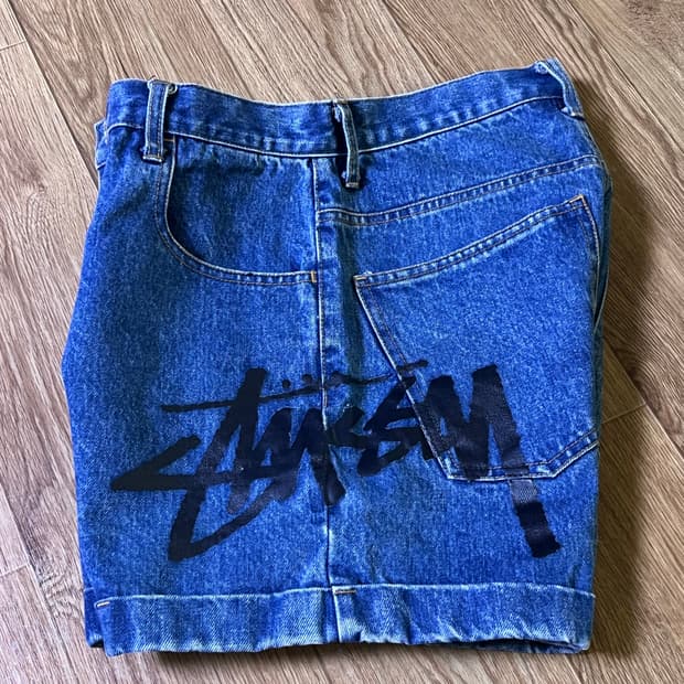 스투시 데님 반바지