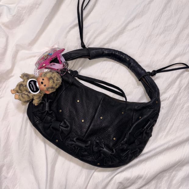 Beams ribon shoulder bag