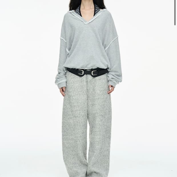 Hairy Wide Pants / Gray 구매합니다!