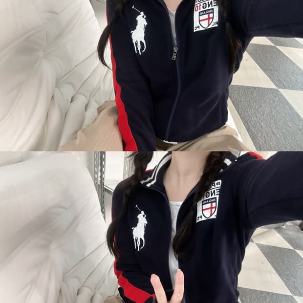폴로 랄프로렌 빅포니 잉글랜드 스웻집업 