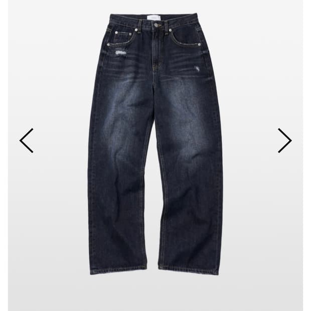 킴서울 클립 다크블루진 s사이즈