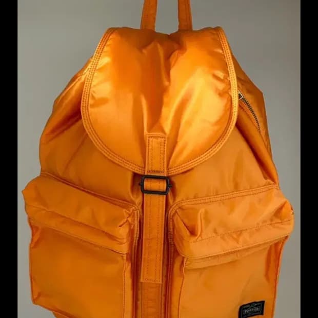 요시다포터 탱커 80주년 한정판 럭색 백팩 오렌지 주황