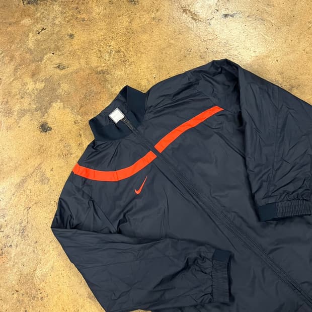 [정품/S] 나이키 바람막이 블랙 오렌지 b19
