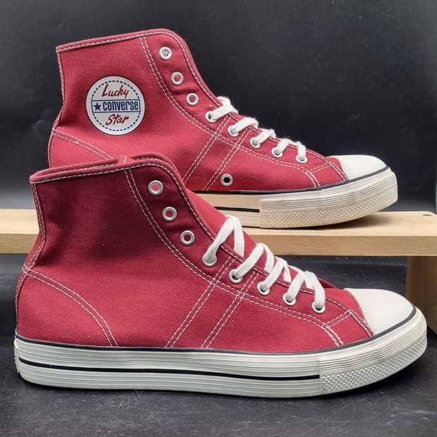 컨버스 럭키스타  버건디 하이탑 250