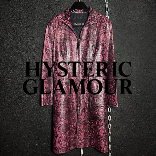 Hysteric Glamour – Python Leather Coat