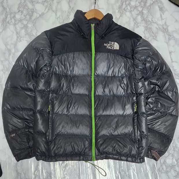 노스페이스 700 눕시 그레이 패딩 자켓