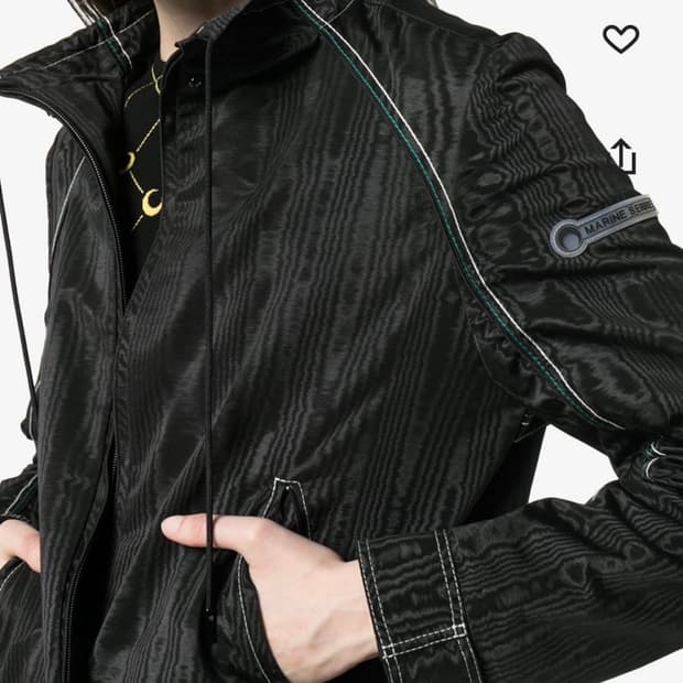 [삽니다] 마린세르 marine serre 무아레 크롭 자켓