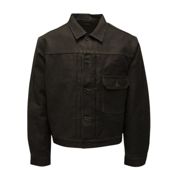 캐피탈 센츄리 데님 No.9 1st 자켓 블랙