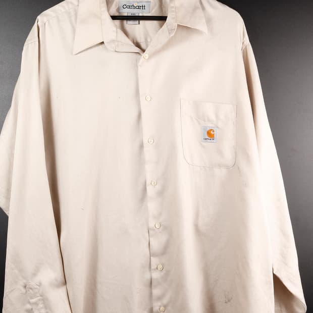 칼하트 원포켓 아이보리 셔츠
