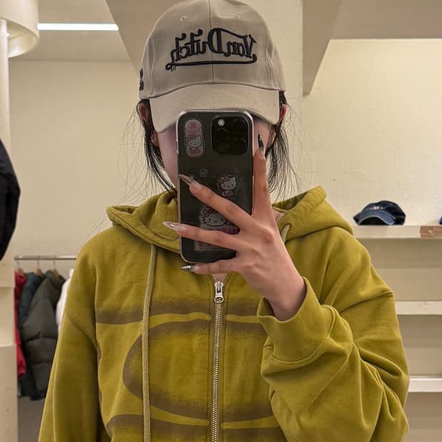 본더치 로고 볼캡 베이지 U932