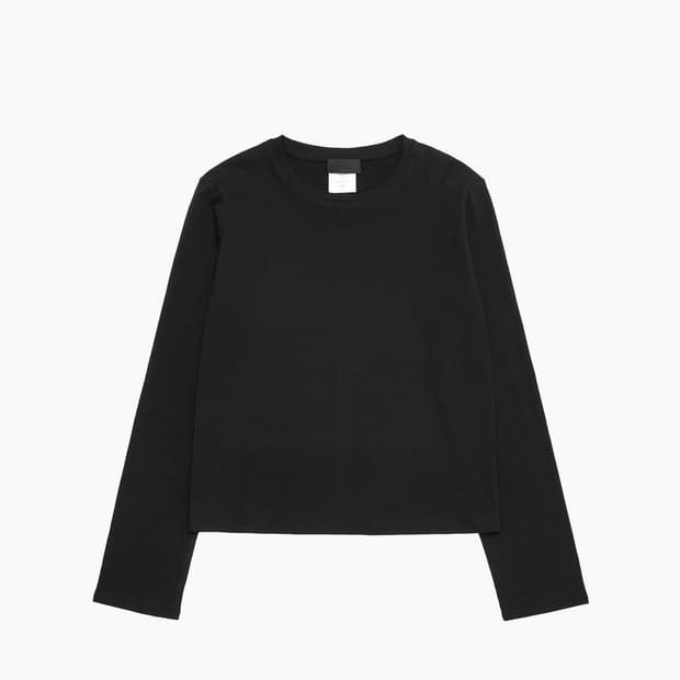 [3] MUDULE SEMI LONGSLEEVE 머듈 세미 롱슬리브 블랙