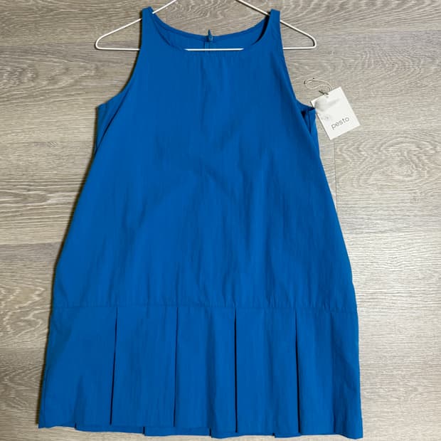 페스토 플리츠 미니 원피스 pesto PLEATS MINI DRESS D