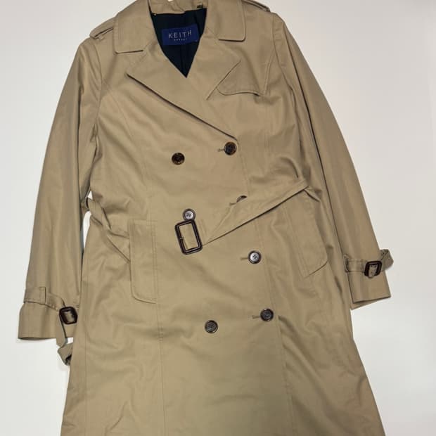 여성 키이스 KEITH  벨티드 트렌치 코트