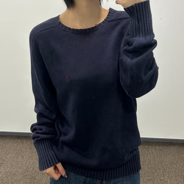 Polo 폴로 버건디포니 네이비니트