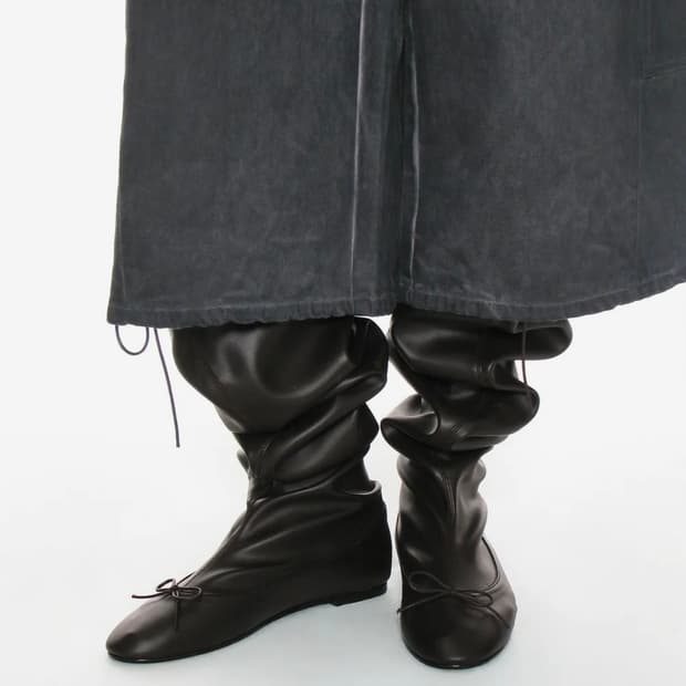 파르티멘토우먼 발레슬라우치 롱부츠 다크브라운