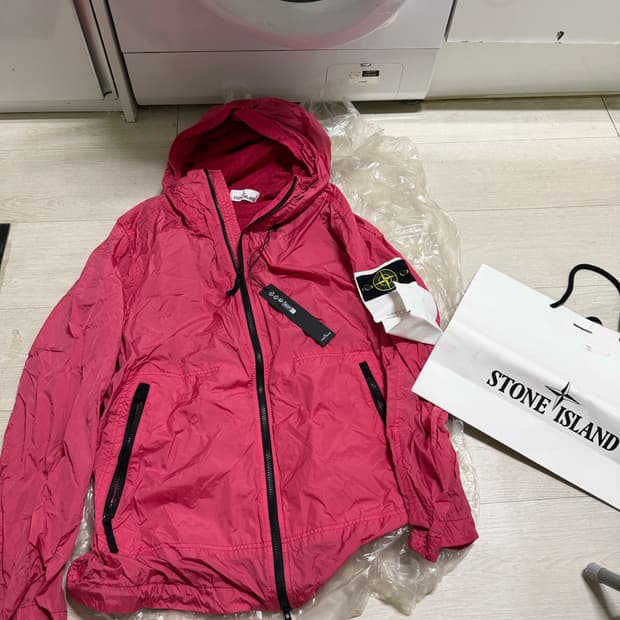 [xl] 23ss 스톤아일랜드 크링클랩스 가먼트다잉 프리마로프트 자켓