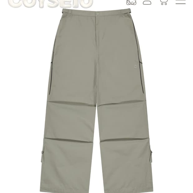 구해요) 코이세이오 소프트 스트랩 라인 팬츠 0