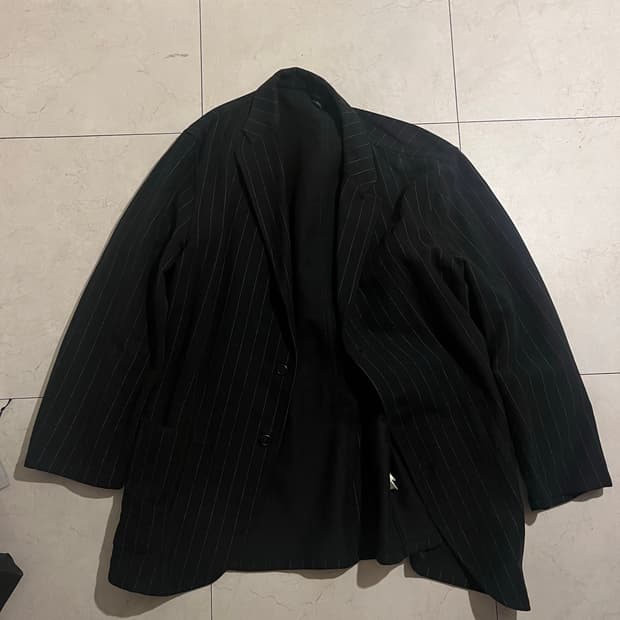 폴로 진 코튼 스트라이프 블레이저 네이비 xl