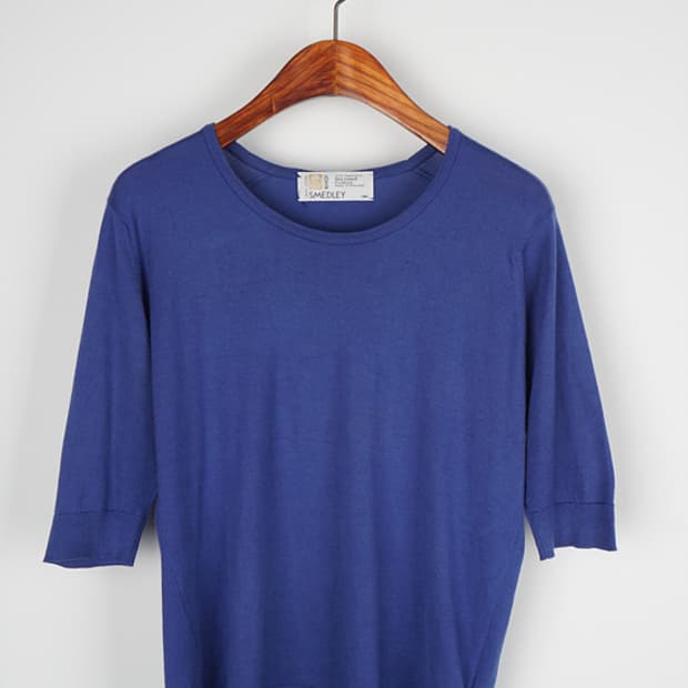  JOHN SMEDLEY 3/4 sleeve knit
