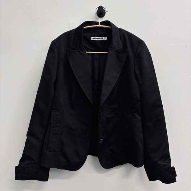 JILSANDER 질샌더 블랙 2버튼 블레이저 자켓