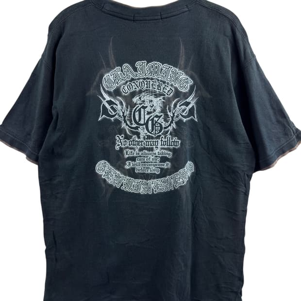 JPN Y2K 프린팅 레터링 슬리브1453