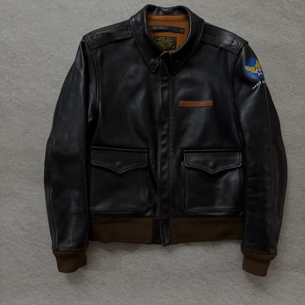밀리터리 A-2 말가죽자켓