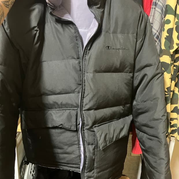 챔피온 리버시블 패딩점퍼