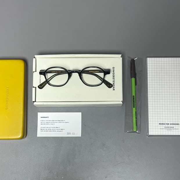 진저아이웨어 베이커라이트 올리브