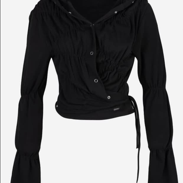 CERRIC 셔링 가디건