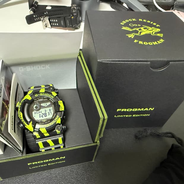 [국내정발] 지샥 프로그맨 독개구리 GW-8200TPF-1DR