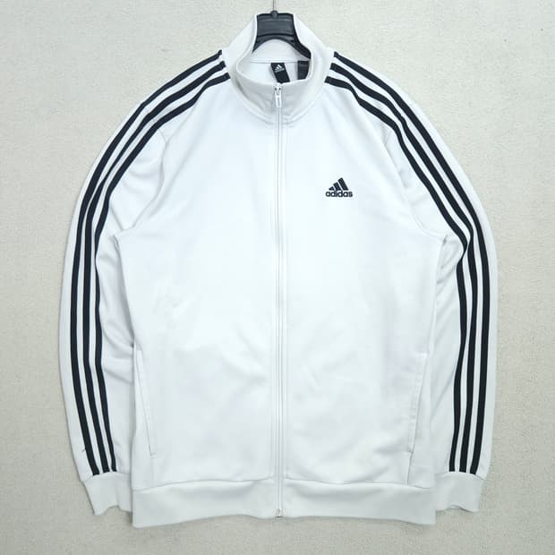 아디다스 화이트 져지 L