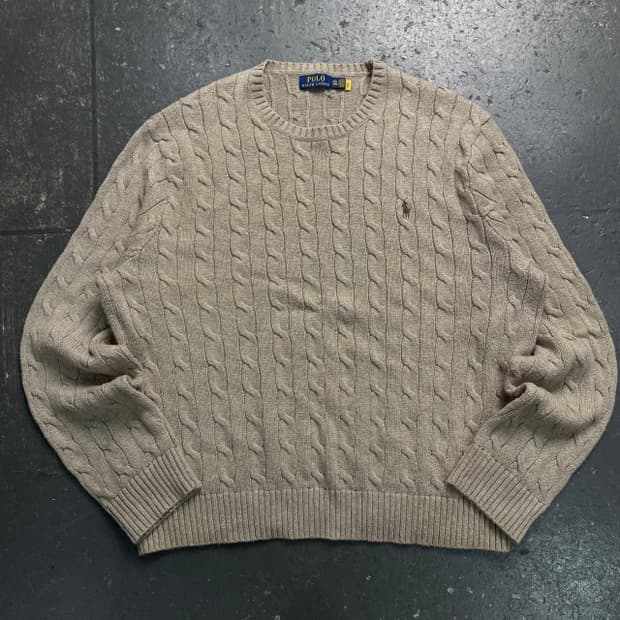 105 폴로 신형 꽈배기 니트 