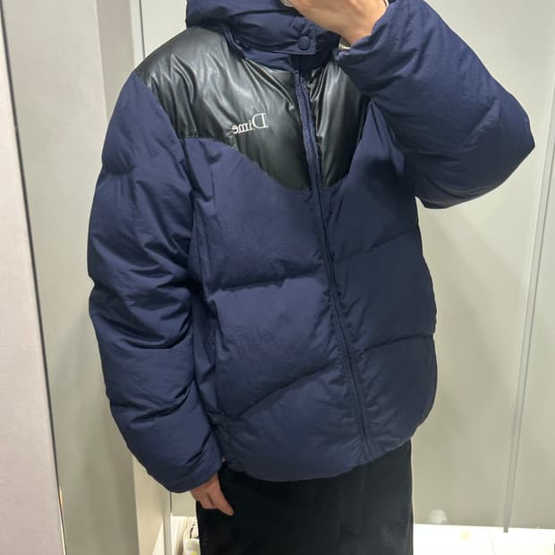 [L] 다임 콘트라스트 푸퍼 네이비