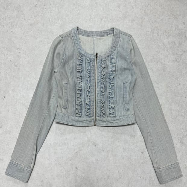 리즈리사 갸루 코르셋 데님자켓 