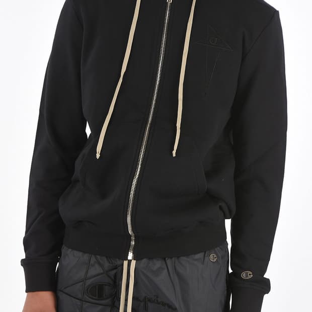 릭오웬스 챔피온 후드 집업