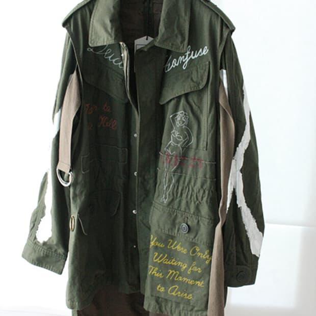 메종미하라야스히로 mihara yasuhiro 밀리터리 자켓야상 새제품