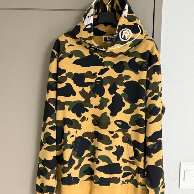 베이프 황계 후드티 L 급처