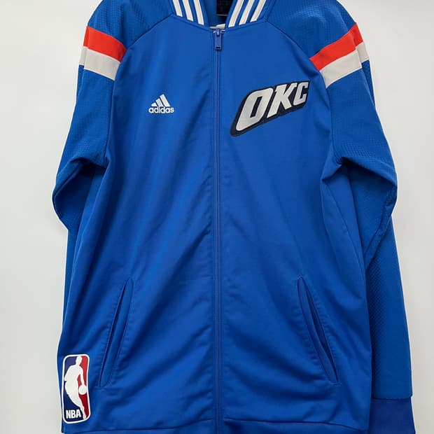 아디다스 NBA 오클라호마 시티 썬더 OKC 농구 자켓 M 사이즈
