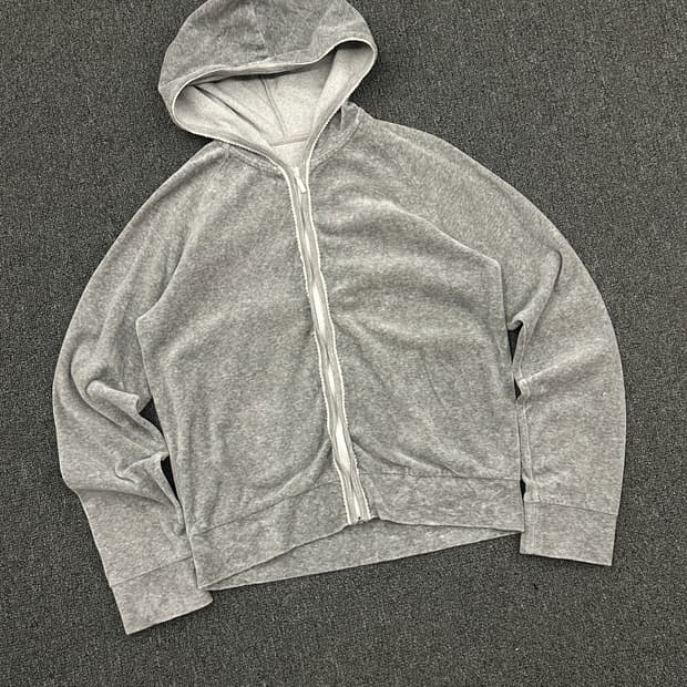 M)Japanese vintage 유니클로 빈티지 여성 레이스 벨벳 후드