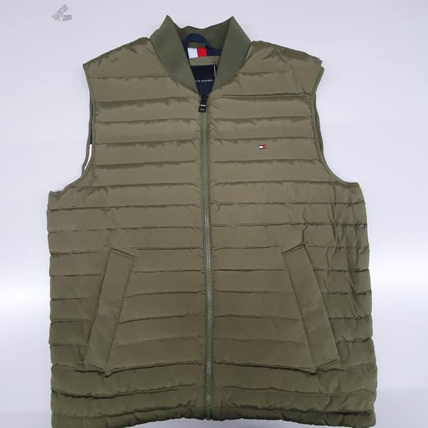 타미힐피거 덕다운 패딩 조끼