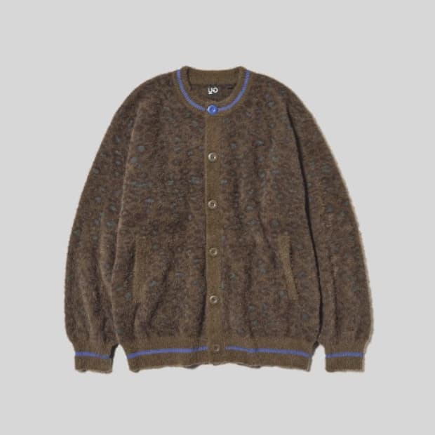 지유x언더커버 크루넥 가디건