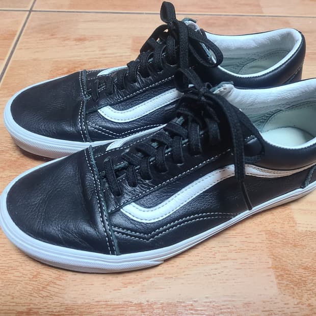 반스 올드스쿨 레더270(265추천)