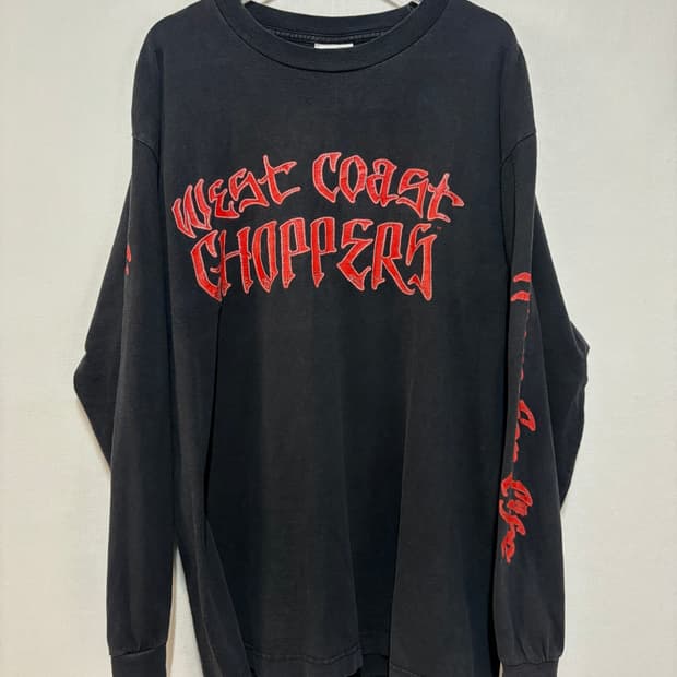 [L] West Coast Choppers 레터링 롱슬리브