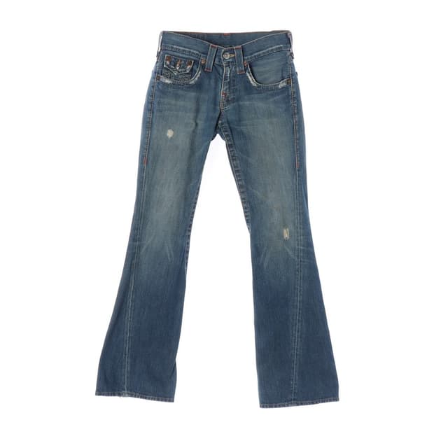 트루릴리젼 부츠컷 중청 데님팬츠 28