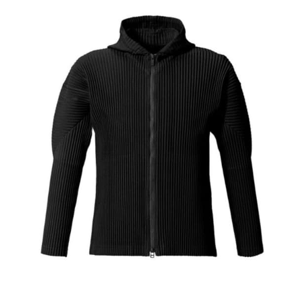 옴므플리세 후드집업/블랙/3