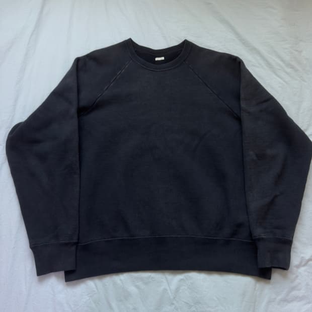 [4] 아프레쎄 빈티지 스웨트 블랙