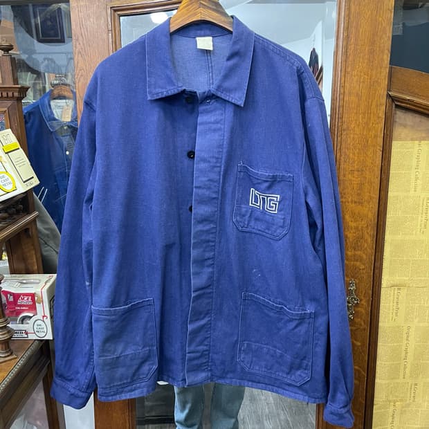 90's 빈티지 페이딩 프렌치 워크 자켓