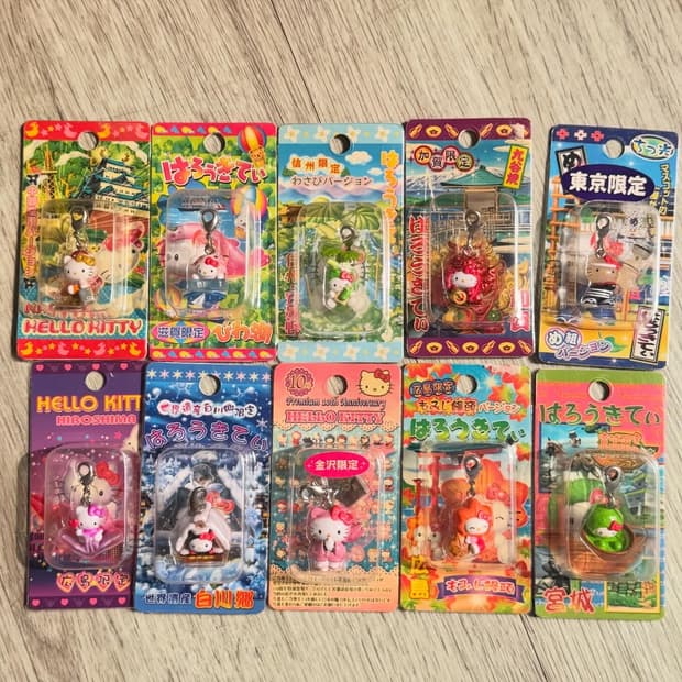 고전 헬로키티 참 키링 (2000년대초)