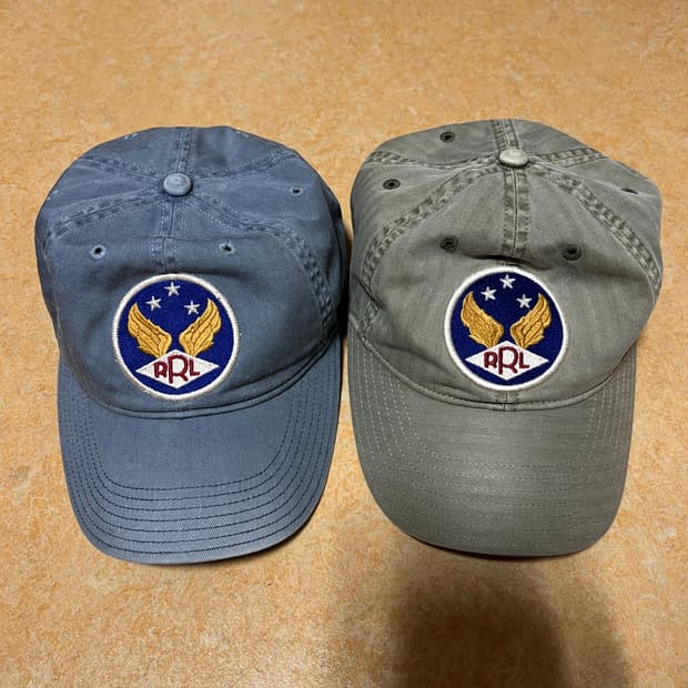 🧢RRL 청, 올리브 모자 2개(택배비 포함)